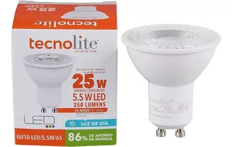 Lampara Led W Tecnolite Gu Smdled W Pack Piezas