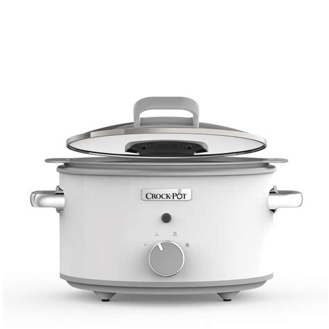 They both hold unique traits that make them different from other. Crock-Pot 4.5L White Saute Slow Cooker with Hinged Lid ...