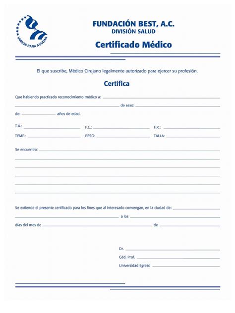7 Certificado Médico Pdf