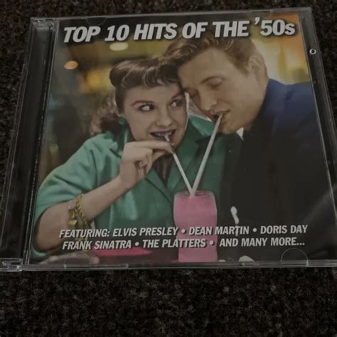 Top 10 Hits Of The50s Oldies Pop Charts Memories 2 Cd Album 50 Tracks £200 Picclick Uk