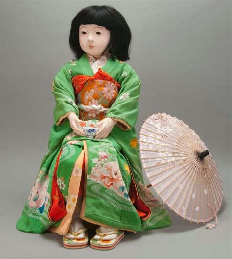 Miss Yamaguchi Friendship Doll Torei Ningyo Composition Face And Body Hair Glass Eyes