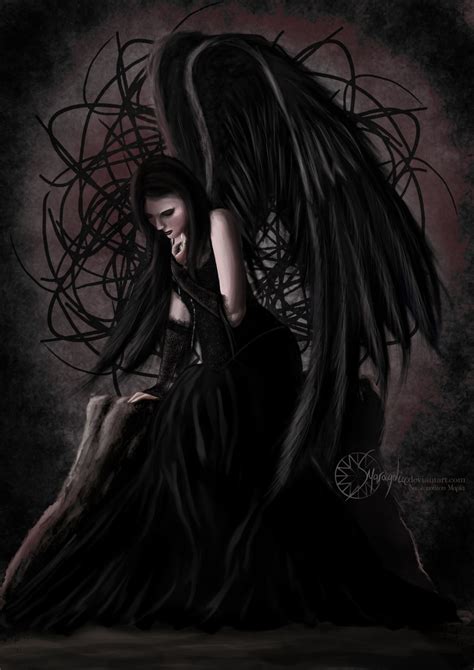 Angel In Sadness By Smaragdia On Deviantart Anjo Triste Anjos E