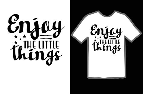 enjoy the little things svg design 19902339 vector art at vecteezy