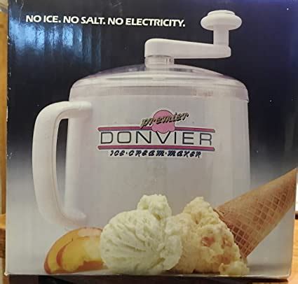 Amazon Com Donvier Premier Ice Cream Maker Pint Size Kitchen Dining