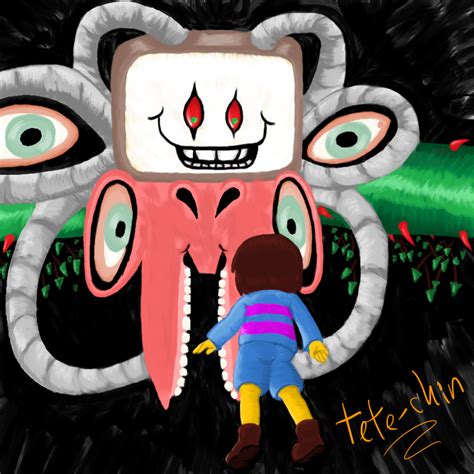 With Me Flowey By Tete Chin On Deviantart
