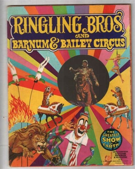 Ringling Bros And Barnum Bailey Circus Souvenir Rd Edition