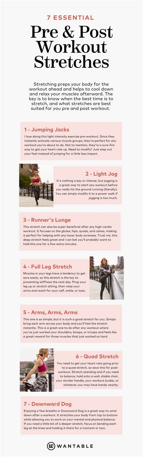 7 Essential Pre And Post Workout Stretches Wantable