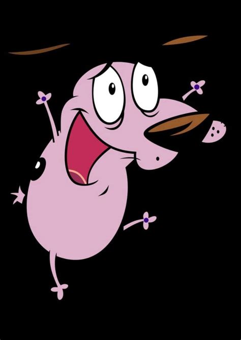Download Courage The Cowardly Dog Overcoming Challenges Wallpaper