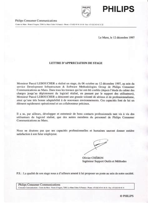 Veillez à ne pas faire de fautes d'orthographe dans votre lettre de motivation. lettre d'arret de stage - Modele de lettre type