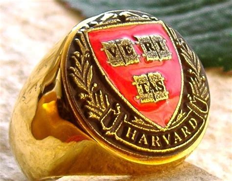 Ajs Collection Unique Harvard University Ring Veritas Catawiki