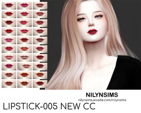 Lipstick 005 From Nilyn Sims 4 Sims 4 Downloads