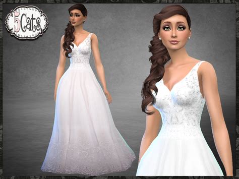 The Sims 4 Heavendy Cc Dream Dress Sims 4 Dresses Sim