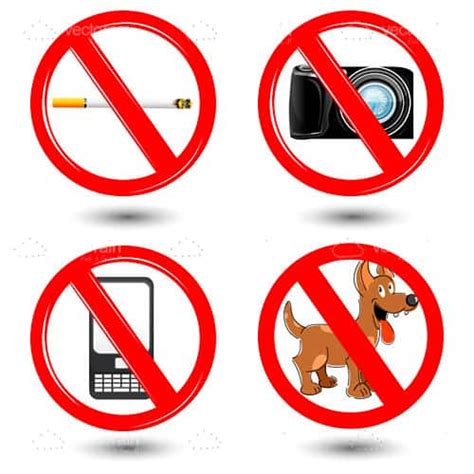 Not Allowed Signs Vectorjunky Free Vectors Icons Logos And More