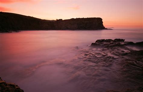Photography Landscape Rocks Mountains Beach Sunset