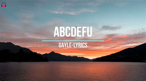 Gayle Abcdefu Lyrics Youtube
