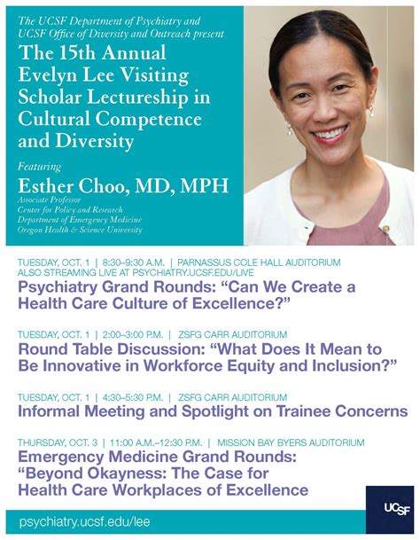 The 15th Annual Evelyn Lee Visiting Scholar Lectureship In Cultural