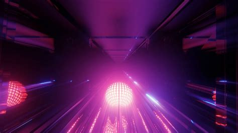 Free Photo Cool Round Shaped Futuristic Sci Fi Techno Lights