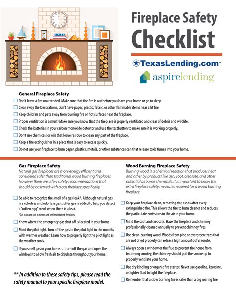 fireplace safety checklist