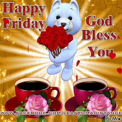 Friday Happy God Bless Animation Quotes Morning