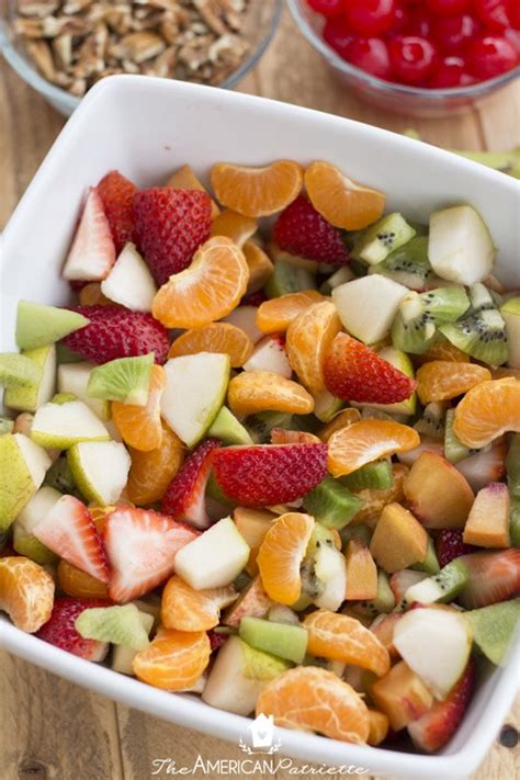 Simple Fancy Fruit Salad The American Patriette