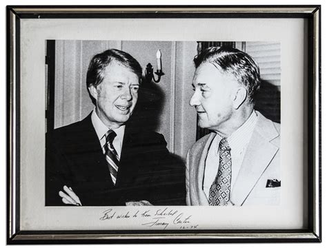 Lot Detail Pair Of Presidential Signed Photos Jimmy Carter And Lyndon B Johnson