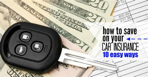 How To Save On Car Insurance 10 Ways To Save Money One Crazy Mom