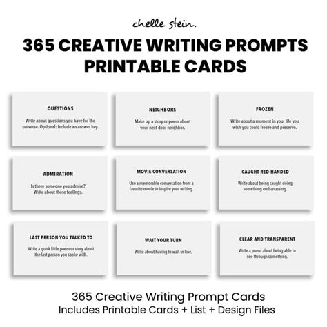 365 Creative Writing Prompts Thinkwritten