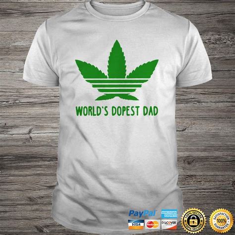 Weed Worlds Dopest Dad Shirt Shirt