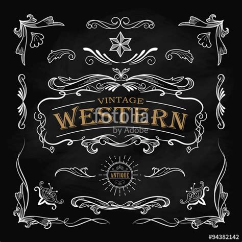 Western Ornaments Vector At Collection Of Western