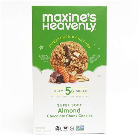 Maxines Heavenly Super Soft Chocolate Chunk Cookies Almond 72 Oz