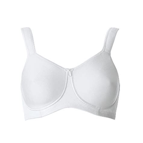Silima Julie Mastectomy Bra - White | Bra, Mastectomy bra, T shirt bra