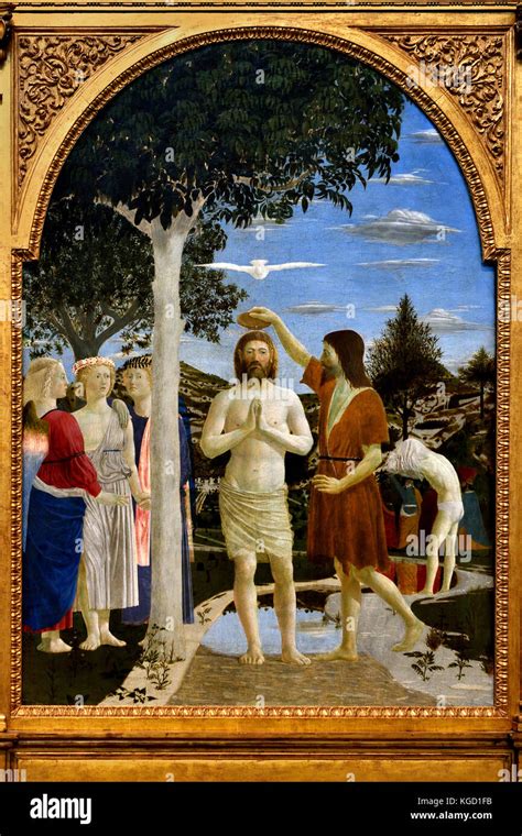 The Baptism Of Christ 1450 Piero Della Francesca 1415 12 October