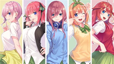 Rent A Girlfriend And Quintessential Quintuplets - The Quintessential Quintuplets [1920x1080] : Animewallpaper