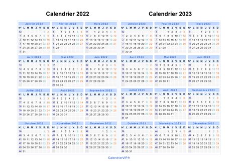 Telecharger Calendrier 2022 2023 Excel Calendrier Mensuel 2022