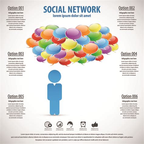 Business Template Social Network Vector Design Vector 04 Free Download