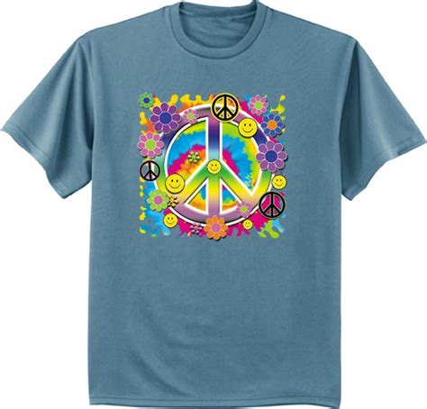 Hippie Peace Sign T Shirt Mens Tshirts T Shirt Tee Shirt Designs