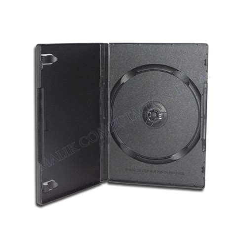Caja Single Dvd 14mm Negra Calidad Premium Malikcomputacion