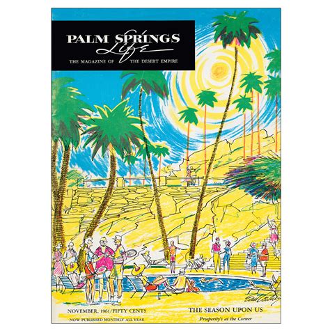 Palm Springs Life – November 1961 – Cover Poster – Shop Palm Springs Life