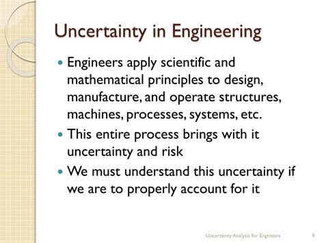Ppt Uncertainty In Engineering Introduction Powerpoint Presentation
