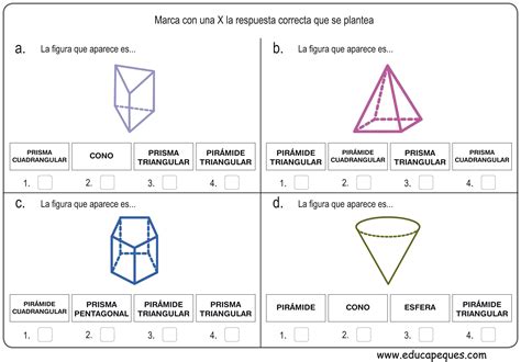 Armo figuras quinto grado respuestas : Ejercicios de figuras geométricas para primaria ...