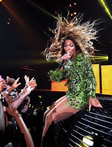 Beyoncé s fiercest bodysuits The top 5 glittering numbers from her Mrs