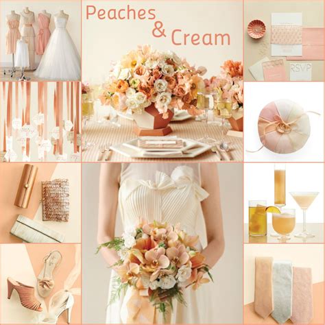 Peaches And Cream Is A Wedding Color Combination That Is Gloriously