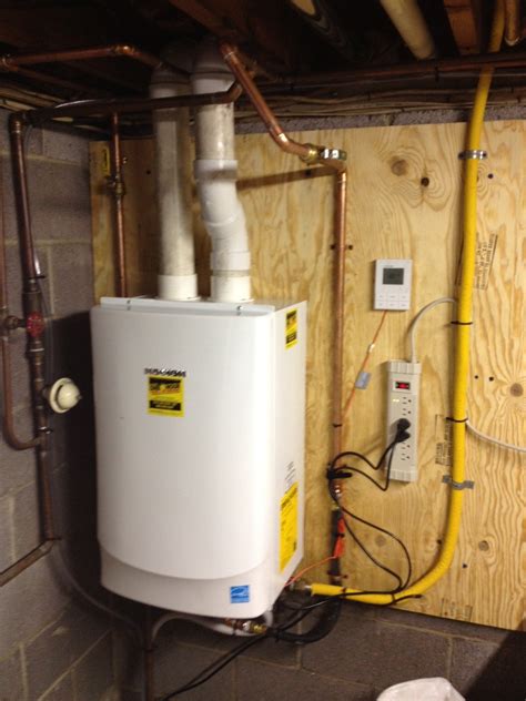 A tankless water heater uses high powered burners to rapidly heat water as it runs through the heat exchanger and is delivered directly to the faucets without a storing long life span: Convenience Life with Tankless Water Heater Benefits ...