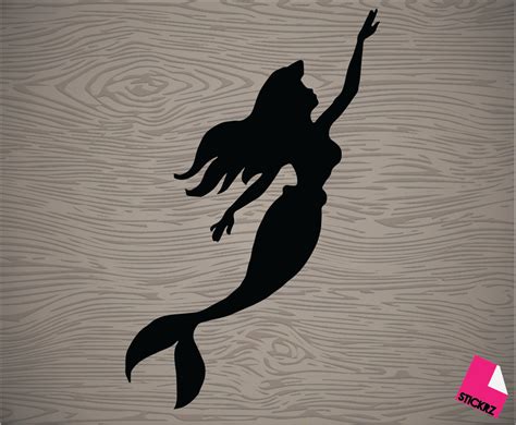 Disney Princess Ariel Silhouette Svg