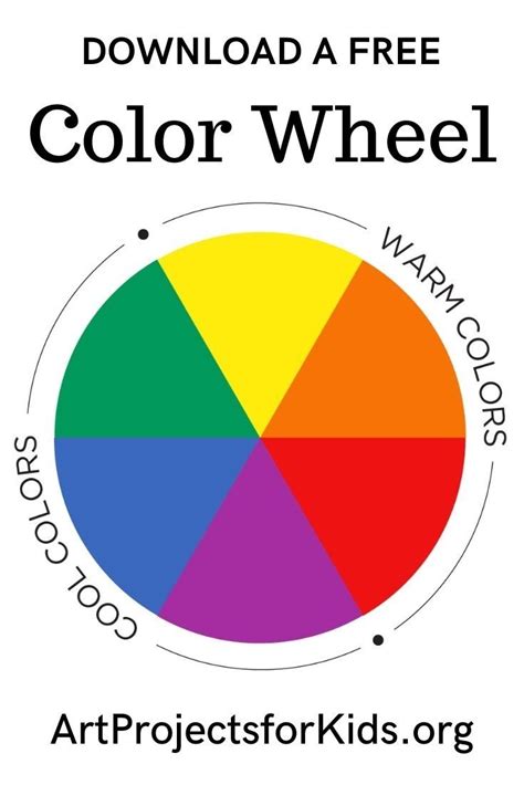Download A Free Color Wheel In 2021 Color Wheel Art Projects Color