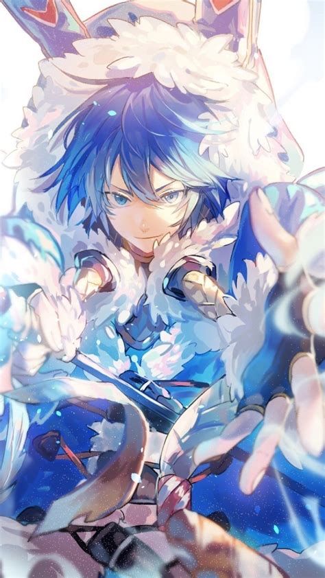 Last Period Nero Blue Hair Anime Boy Cute Anime Blue Hair Boy