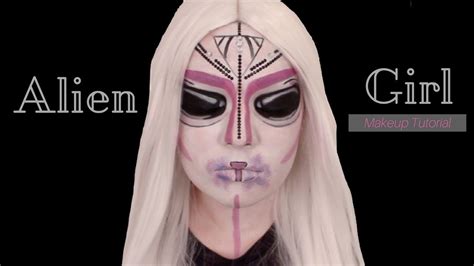 Space Girl Alien Makeup Transformation Cosplay Tutorial Youtube