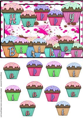 Official quick cups game rules and instructions; Cup Cake Birthday Quick Card Front - CUP67848_539 | Craftsuprint