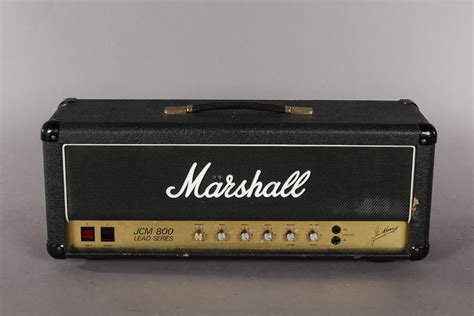 1981 Marshall Jcm 800 2204 50 Watt Tube Head Vertical Inputs And Road C