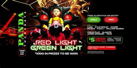 Panda Thursdays Red Light Green Light Love Machine Melbourne